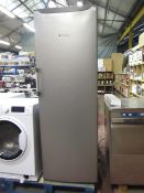 Hotpoint free tall standing fridge, graphite colour, tested working.