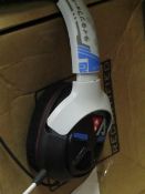 Turtle Beach TITANFALL gaming headset, tested working and boxed.