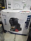 Lavazza Tiny espresso maker, powers on and boxed.