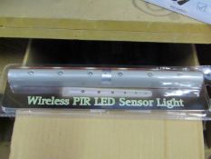 10x Wireless PIR sensor lights. All new in packaging.
