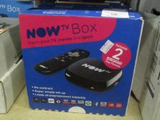 Now TV box 2 day sports package with movies , we are unsure if this is still valid.