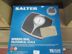 Salter speedo dial mechanical scale. Unchecked & boxed.