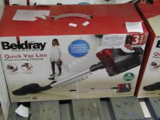 Beldray quick vac lite, tested working and boxed.