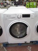 Hotpoint Ultima S-Line 9kg washing machine, powers on and spins.