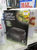 George Foreman fat reducing grill, tested working and boxed,