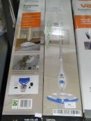 Vax Powermax 7 in 1 steam mop, powers on and boxed.