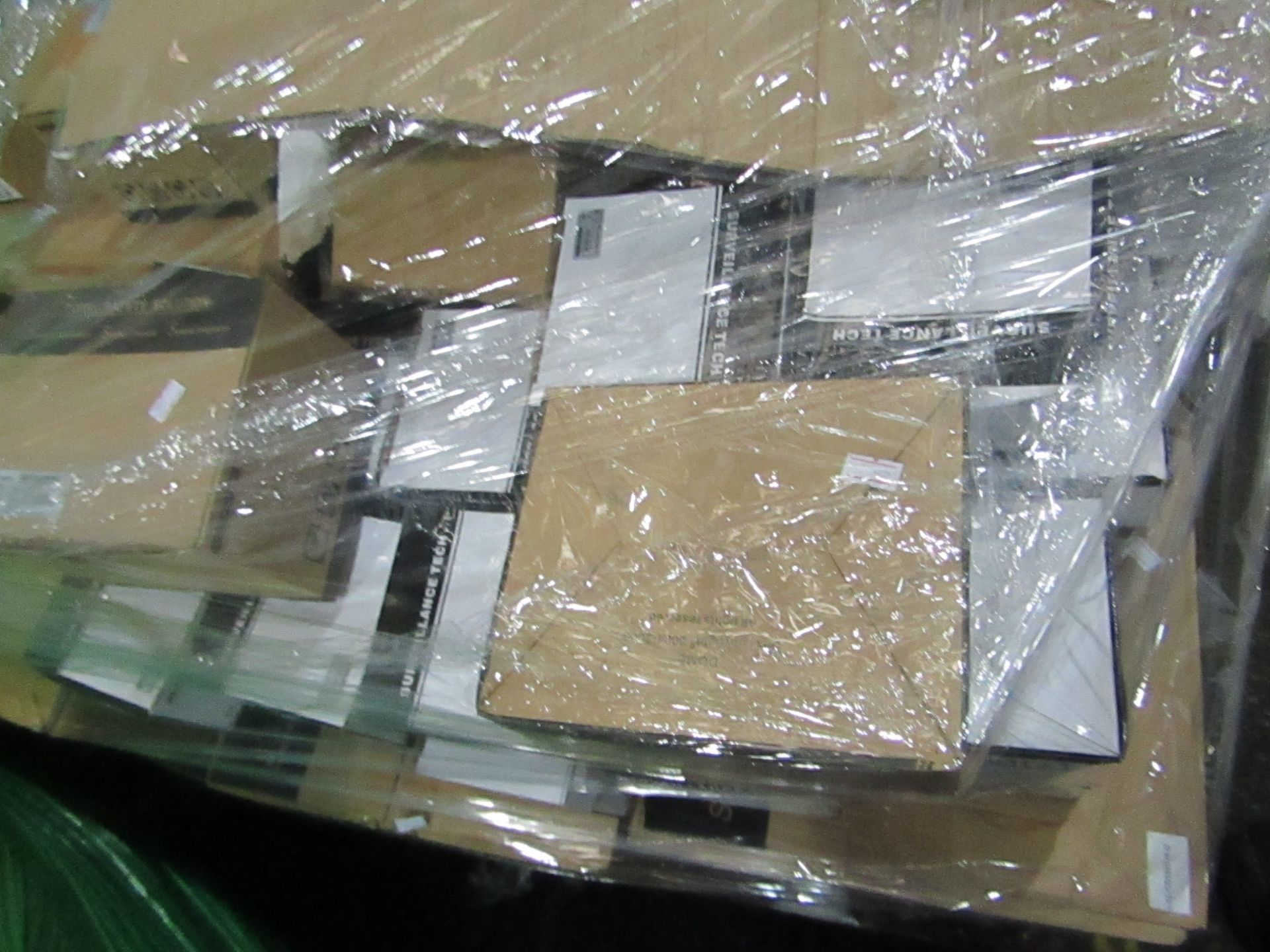 Pallet of CCTV Parts including Camera Housings, DVR's, PTZ Frames (minus the actual camera) and More - Image 5 of 5