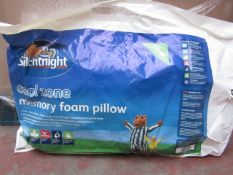 Silentnight Cool Zone Memory Foam Pillow, brand new and packaged. RRP £19.99