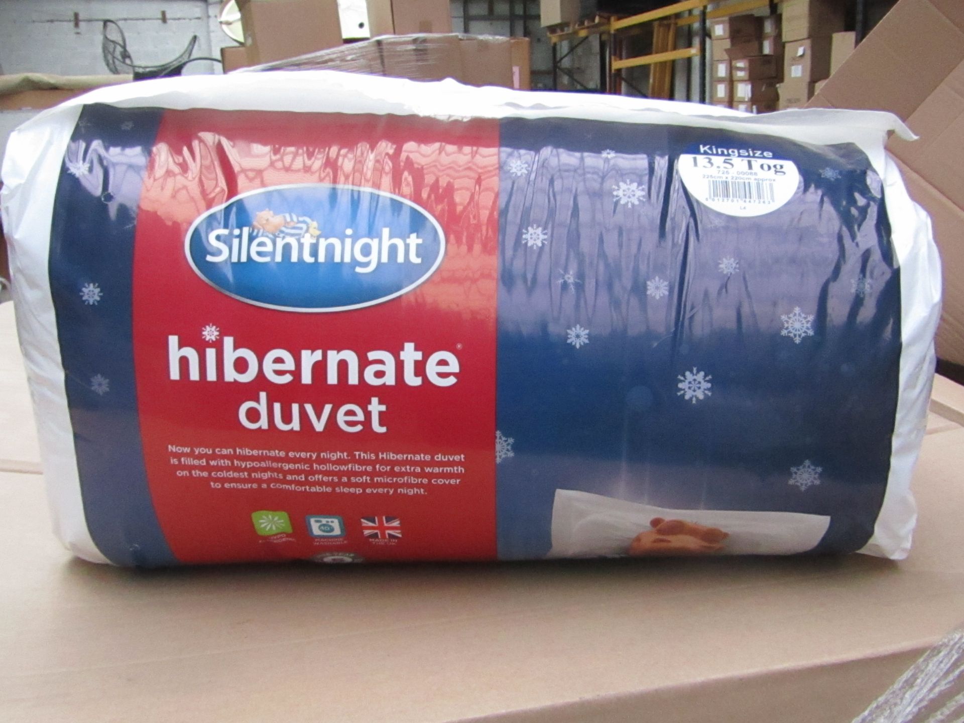 Silent Night Hibernate 13,5 Tog Kingsize Duvet, new. & packaged