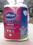 Silent night Super Full Kingsize 10.5 tog Duvet, new.