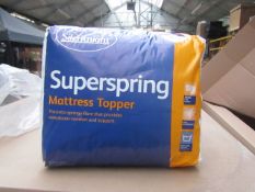 Silentnight Super Spring Mattress Topper, Kingsize, brand new and packaged. RRP £29.99