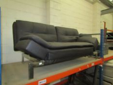 Lifestyle solutions Sofa bed, the back folds down to form a double bed the just pulls back up to