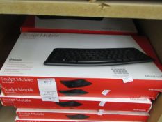 6x Microsoft Sculpt Mobile keyboard, all new and boxed.