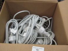 Box containing approx 10x European apple plugs. All unchecked.