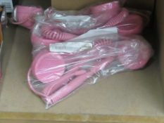 3x Pink coloured handsets accessory, all new.