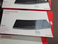10x Microsoft Sculpt Mobile keyboard, Bluetooth, all new and boxed.