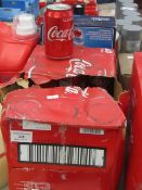 Approx 25x 330ml Classic Coca Cola cans, in damaged packaged.