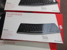 5x Microsoft Sculpt Mobile keyboard, Bluetooth, all new and boxed.