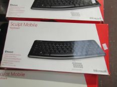 5x Microsoft Sculpt Mobile keyboard, Bluetooth, all new and boxed.