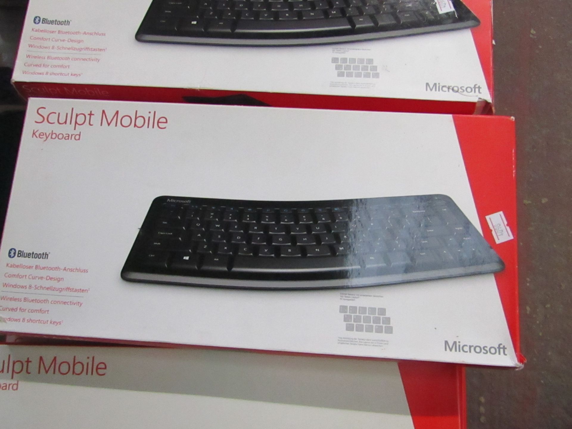 10x Microsoft Sculpt Mobile keyboard, Bluetooth, all new and boxed.