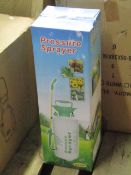 8L Pressure sprayer, new and boxed.