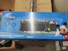 Disney Mickey Mouse keyboard, new and boxed.