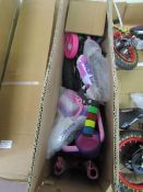 12" Child's Bike new and Boxed, comes complete with front basket, mud guards, water bottle and