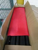 6 m x 3 m pop up gazebo with red cover, new and boxed