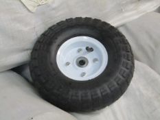 10 x Nylon tube tyres for Heavy duty sack trucks, new and all pumped up.