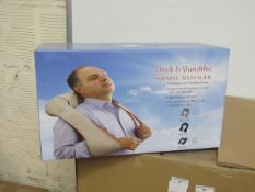 Neck and Shoulder Shiatsu Massager, new and boxed