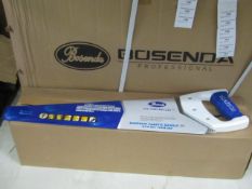 Bosenda Professional 22" Handsaw with grip, new and packaged.