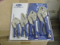 Bosenda 4 piece Locking Plier set, new and still blister packed.