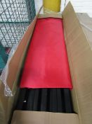 6 m x 3 m pop up gazebo with red cover, new and boxed