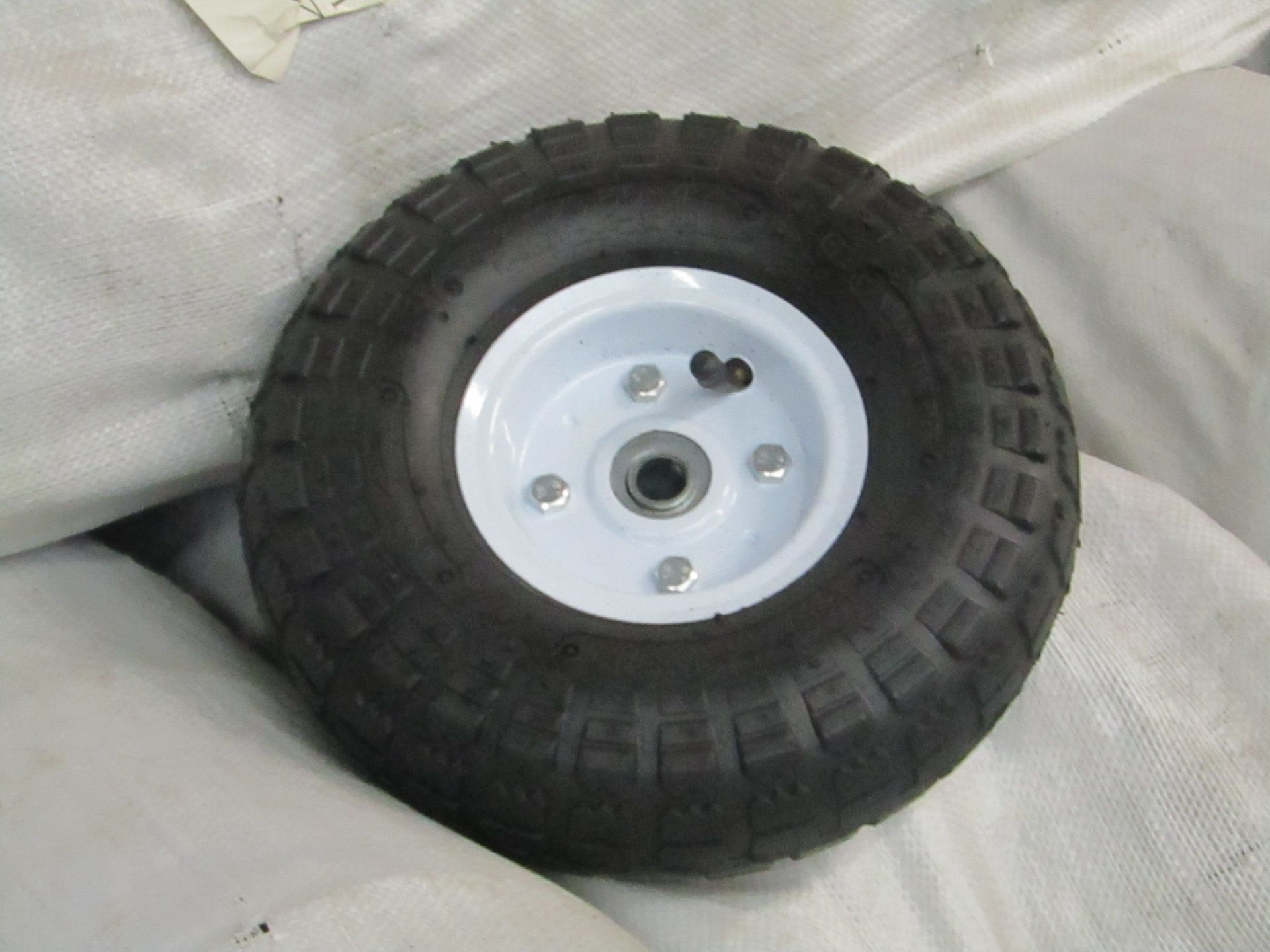 10 x Nylon tube tyres for Heavy duty sack trucks, new and all pumped up.