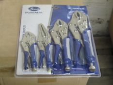 Bosenda 4 piece Locking Plier set, new and still blister packed.