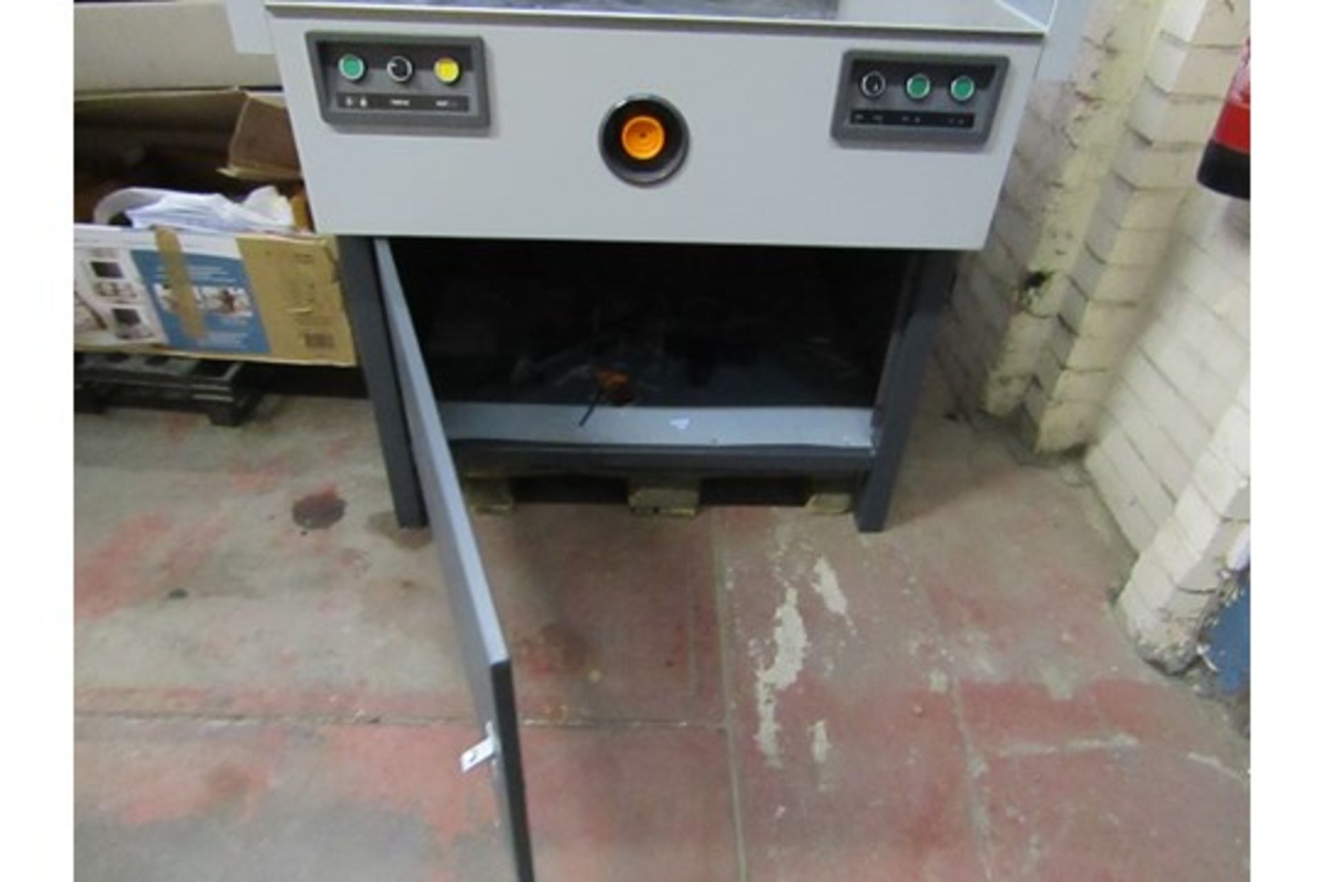 Imaging Solutions 670H V8.2 1700w Precise Paper Cutter (guillotine) with under cabinet, the vendor - Image 6 of 6