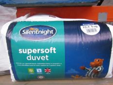 4x Silent Night Supersoft 10.5 tog king size duvets, new in packaging