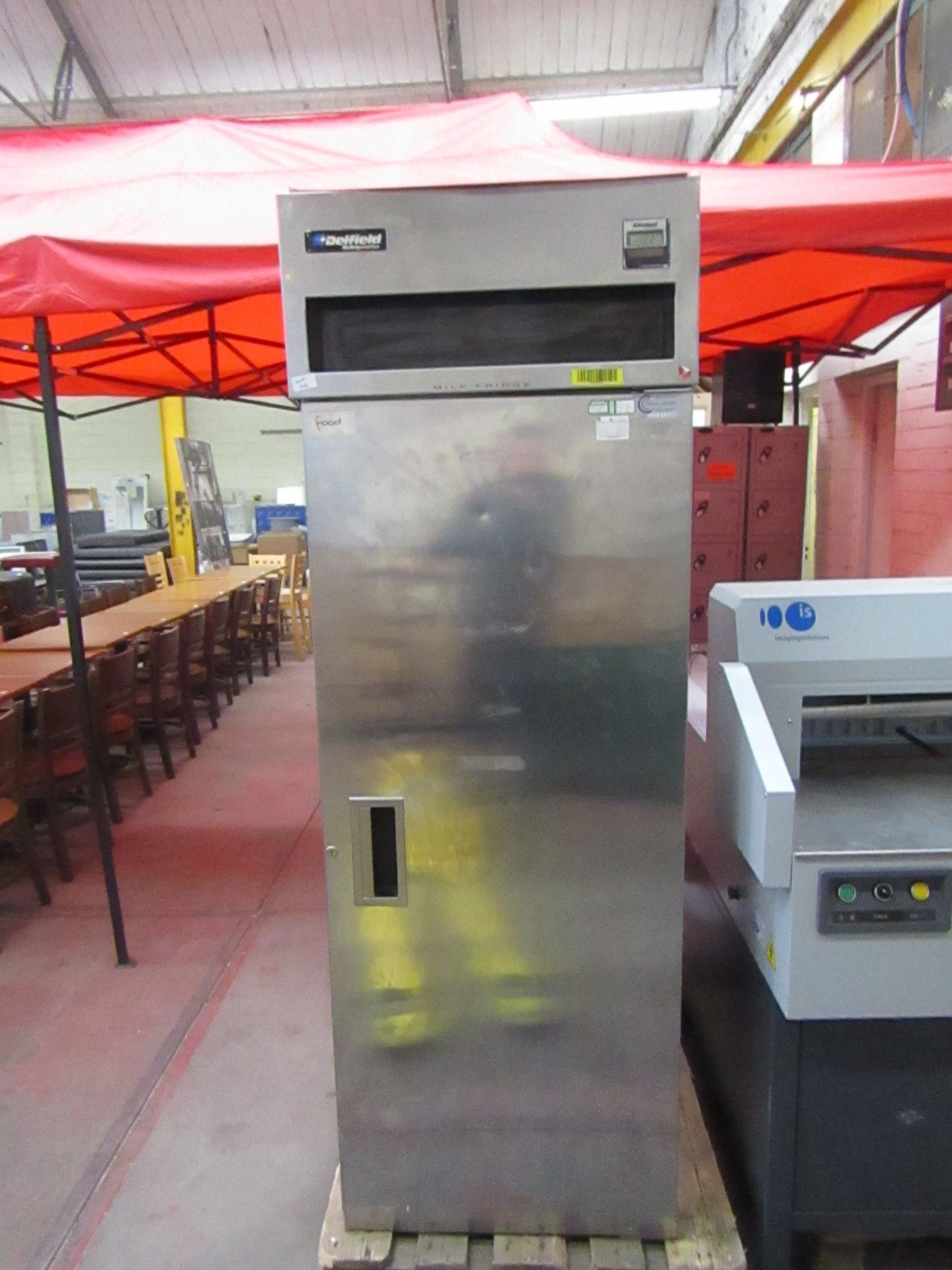 Tall Commercial Delfield Fridge, the item was working up to the point of the store closure, we