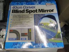 Streetwise 48cm Convex Blind Spot Mirror, boxed and unchecked