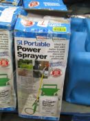 5L Portable power sprayer, unchecked and boxed.