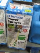 5L Portable power sprayer, unchecked and boxed.
