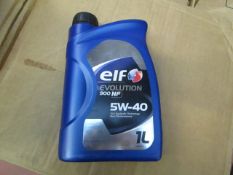 5x 1ltr Boittles of ELF Evolution 900NF 5W-40 oil, new