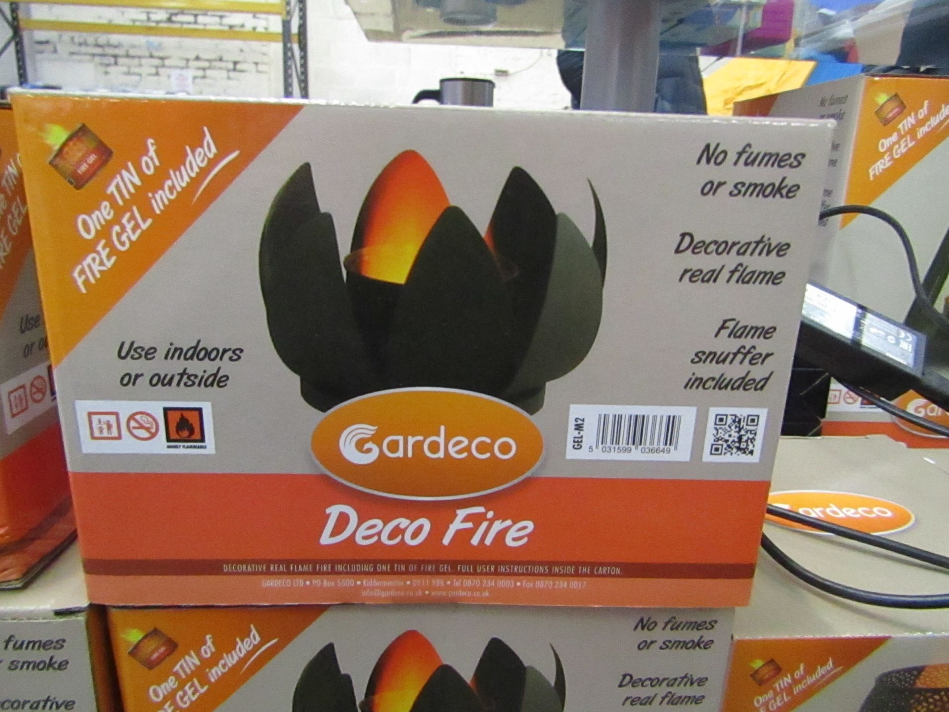 Gardeco Decorative burner, new and boxed even comes with a tin of burning Gel!!