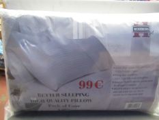 1 x pack of 4 Herzberg pillows , new and packaged.