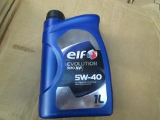 5x 1ltr Boittles of ELF Evolution 900NF 5W-40 oil, new