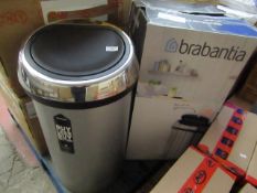 Brabantia 60L touch bin , new and boxed.