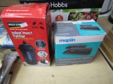 2 x items being a maplin powerline intercom system and a indoor insect flykiller both boxed.