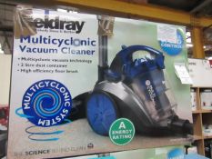 Beldray multicyclonic vacuum cleaner, tested working and boxed