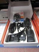 Baofeng set of 2 portable two-way radio, BF-888S VHF/UHF FM transceiver. New & boxed.