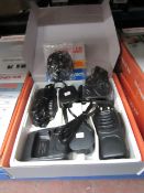 Baofeng set of 2 portable two-way radio, BF-888S VHF/UHF FM transceiver. New & boxed.